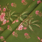 Green Floral Print Cotton Fabric CH-29690
