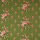Green Floral Print Cotton Fabric CH-29690