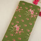 Green Floral Print Cotton Fabric CH-29690