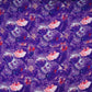 Purple Abstract print Crepe Fabric NVC-31836