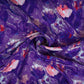 Purple Abstract print Crepe Fabric NVC-31836