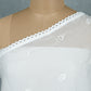 White Dyeable thread embroidery Kota Check Linen Dupatta SST-31021