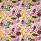 Cream with Multicolor floral print Crepe Fabric NVC-31833