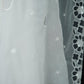 White Dyeable thread floral embroidery Organza Dupatta SST-31024