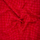 Red with Pink Geometrical print Crepe Fabric NVC-31820