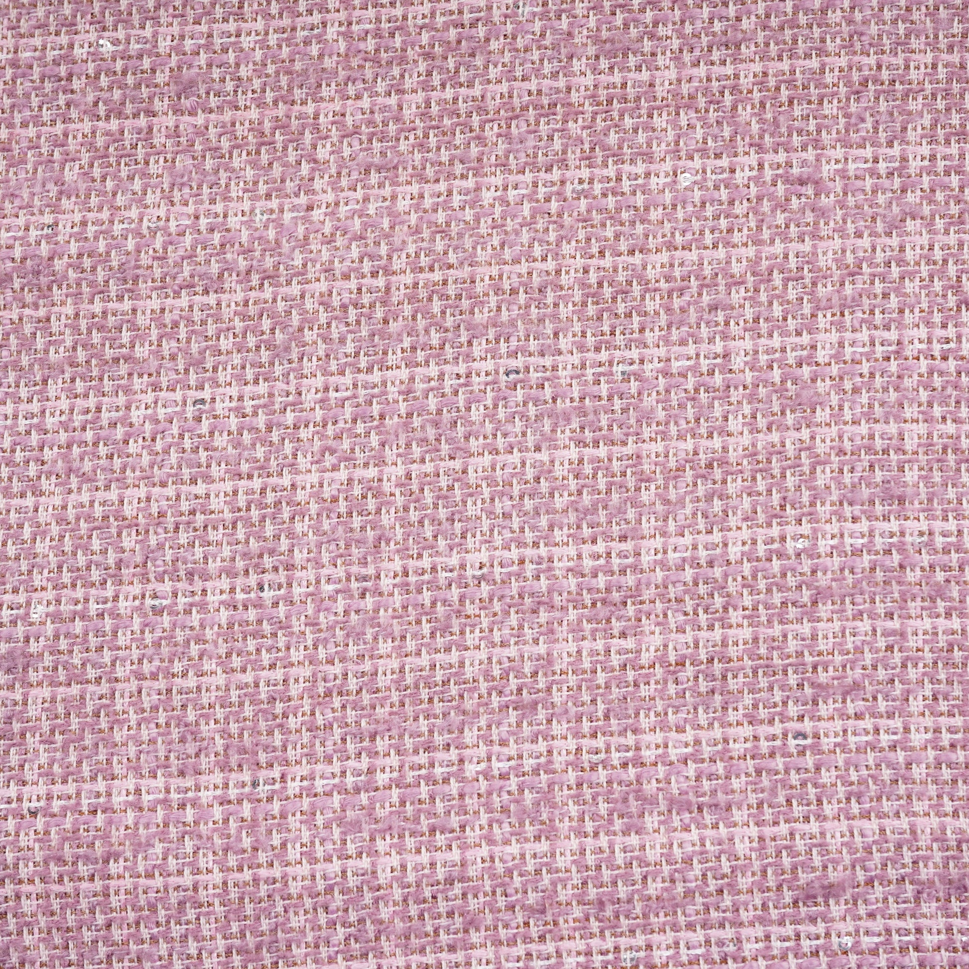Berry Red Check Tweed Fabric 21884