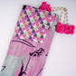 Grey with Multicolor Abstract print Crepe Fabric NVC-31832