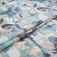 Sage with Grey Abstract print Crepe Fabric NVC-31818