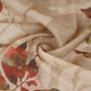Biege Floral Print Viscose Turkey Linen Fabric PDM-29904