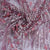 Pink Pearl Cutdana Sequins Embroidery Net Fabric 21930