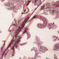 Pink Floral Hand Embroidery Mulmul Fabric 23616
