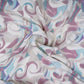 Off white with Cream Abstract print Crepe Fabric NVC-31835