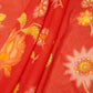 Red & Yellow Floral Print Mulmul Print 22611