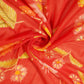 Red & Yellow Floral Print Mulmul Print 22611