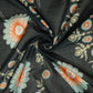 Black & Grey Floral Print Mulmul Print 22610