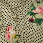 Cream Polka Dot print Crepe Fabric NVC-31830