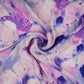 Cream Pink Abstract print Crepe Fabric NVC-31837