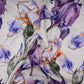 Cream floral zari jacquard Pure Bemberg Crepe Fabric MTF-31808