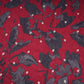Maroon Abstract zari jacquard Pure Bemberg Crepe Fabric MTF-31807