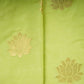 Mint Green Floral Print Brocade Fabric 21938