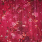 Magenta floral zari jacquard Pure Bemberg Crepe Fabric MTF-31813