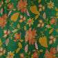 Bottle Green Chintz floral print Bemberg Modal Silk Fabric KTP-31406