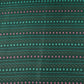 Bottle Green Geometrical stripes Bemberg Modal Silk Fabric KTP-31402