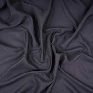 Black Solid Japanese Crepe Shirting Fabric PG-30372 - TradeUNO