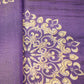 Purple Traditional Print Pure Tissue Fabric 21282