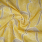 Yellow Floral Embroidery Schiffli Crepe Fabric AF-29918