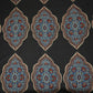 Black Ajrakh Print Cotton Fabric 23421