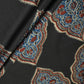 Black Ajrakh Print Cotton Fabric 23421