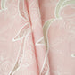 Baby Pink Floral Embroidery Schiffli Crepe Fabric AF-29920