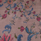 Greige floral print Bemberg Modal Silk Fabric KTP-31432