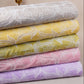 Yellow Floral Embroidery Schiffli Crepe Fabric AF-29918