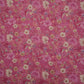Pink Floral Print Cotton Linen Fabric RT-30904