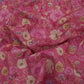 Pink Floral Print Cotton Linen Fabric RT-30904
