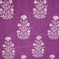 Purple Handblock Cotton Fabric 23440