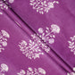 Purple Handblock Cotton Fabric 23440