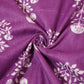 Purple Handblock Cotton Fabric 23440