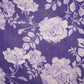 Royal Blue Floral Print Organza Fabric MT-30683