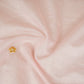Baby Pink Floral Border Embroidery Mul Chanderi Fabric DC-29915