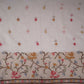 White dyeable cross stitch work Chanderi Fabric CTF-31378