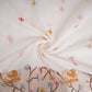 White dyeable cross stitch work Chanderi Fabric CTF-31378