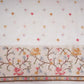 White dyeable cross stitch work Chanderi Fabric CTF-31379