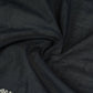 Dark Navy Blue Paisley Embroidery Mul Chanderi Fabric DC-29911
