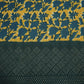 Yellow Schiffli Embroidery on Border Cotton Fabric 23593