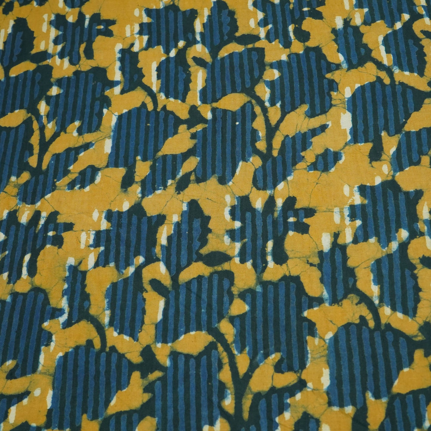 Yellow Schiffli Embroidery on Border Cotton Fabric 23593
