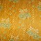 Mustard floral print Bemberg Modal Silk Fabric KTP-31436