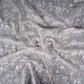 White Dyeable Chikankari Georgette Fabric VFS-31698